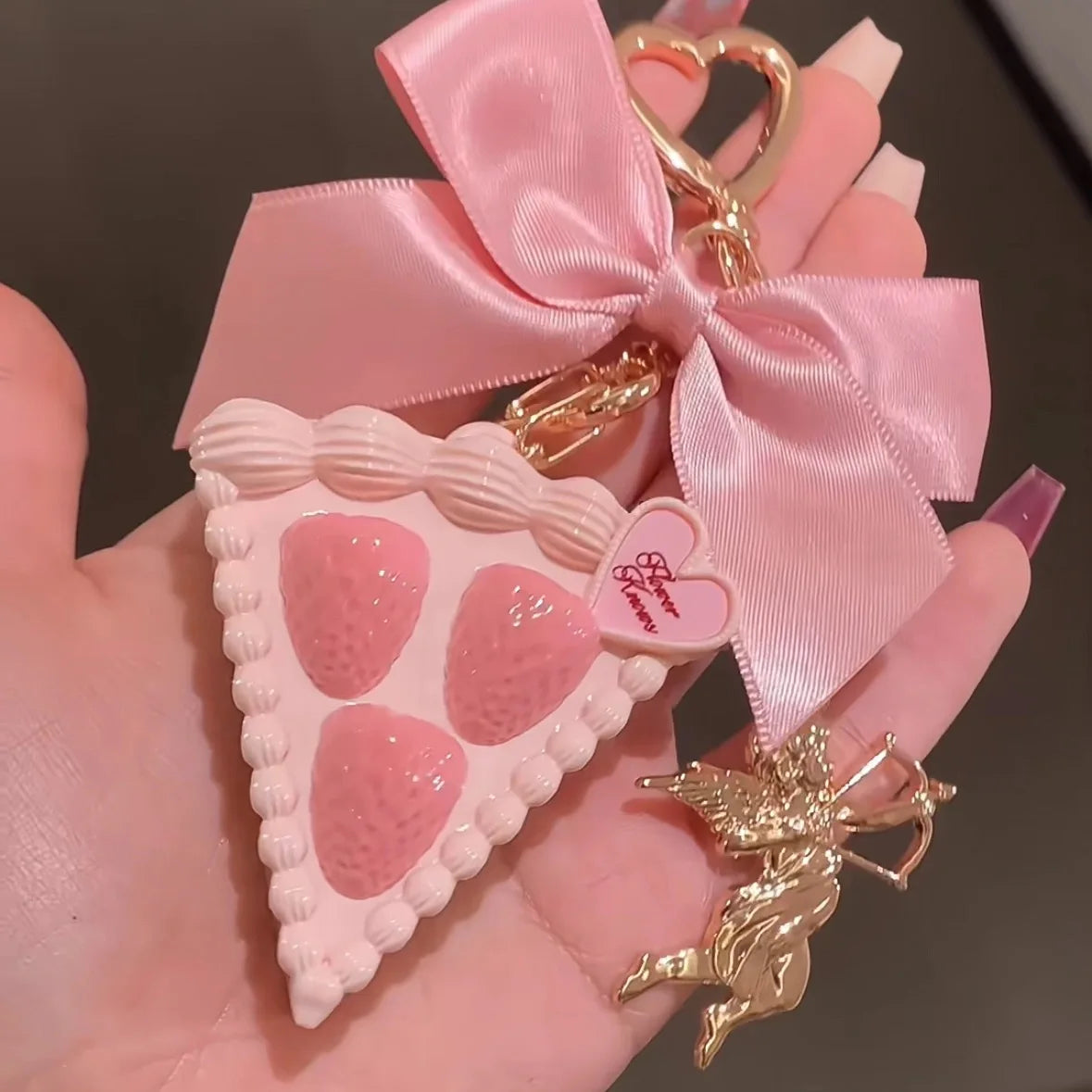 Flower Knows Strawberry Cupid Fruit Fragrance Balm Hanging
