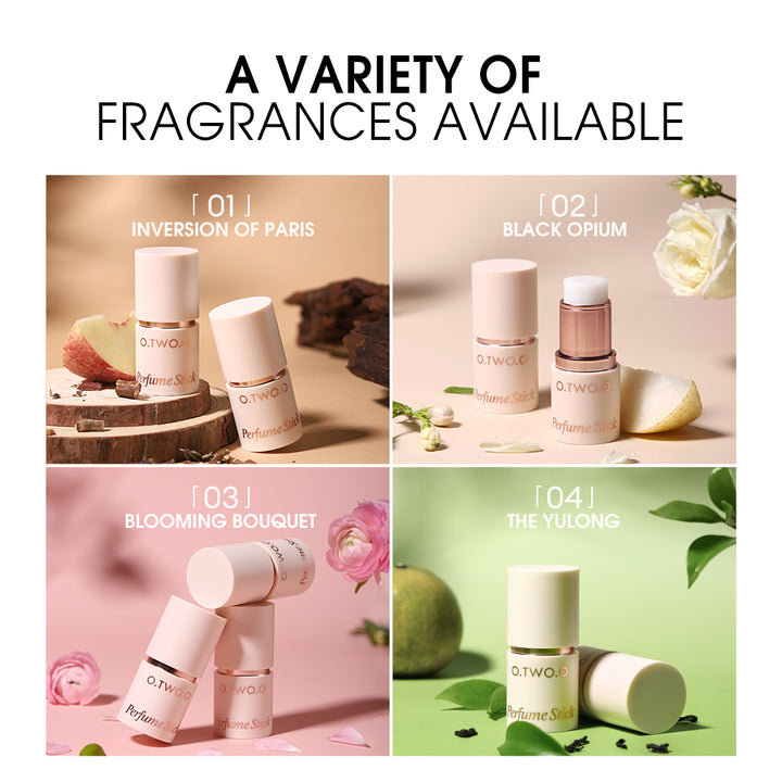 O.TWO.O Original Perfume Stick for Women Long-Lasting Fresh Fruity Floral Scent Solid Fragrance Perfume Stick for Body